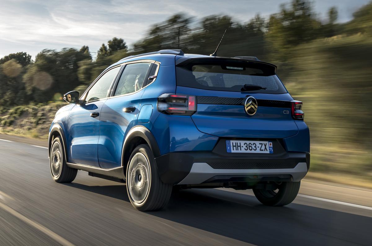 Citroën ë-C3 driving rear left