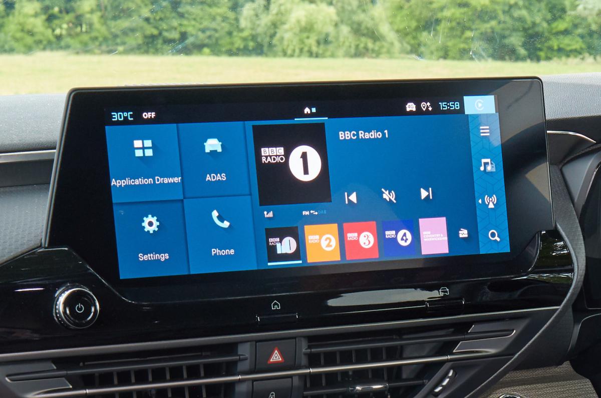 Used Citroen C5 X 2022-2025 interior infotainment
