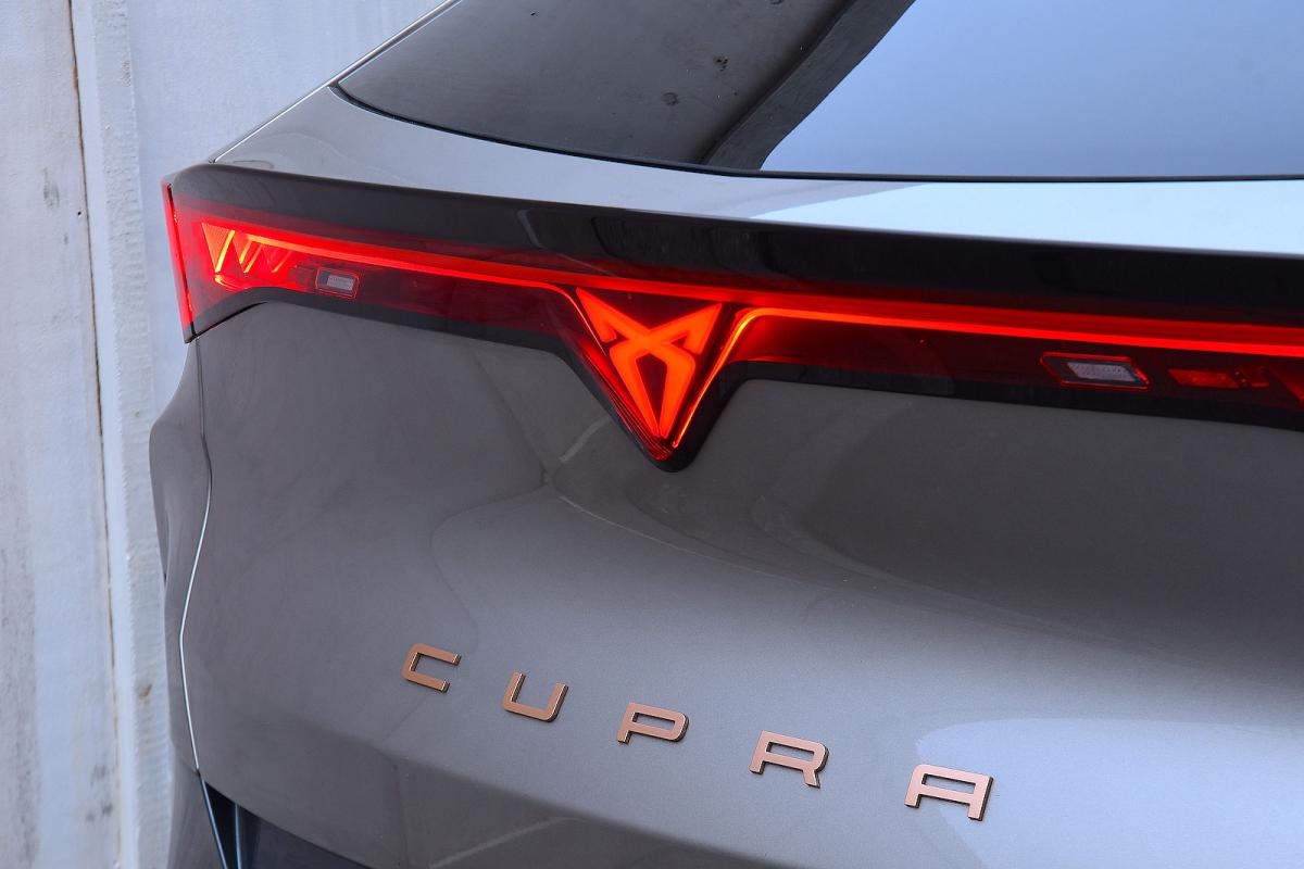 Cupra Tavascan rear badge