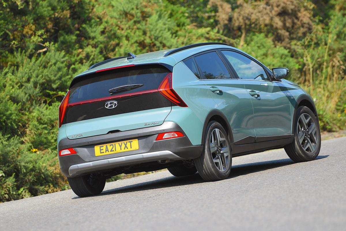 2021 Hyundai Bayon rear cornering