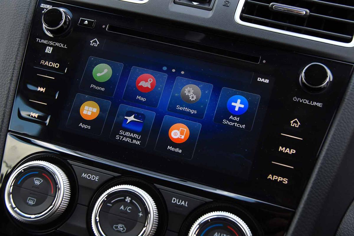 Subaru Levorg 2019 RHD infotainment