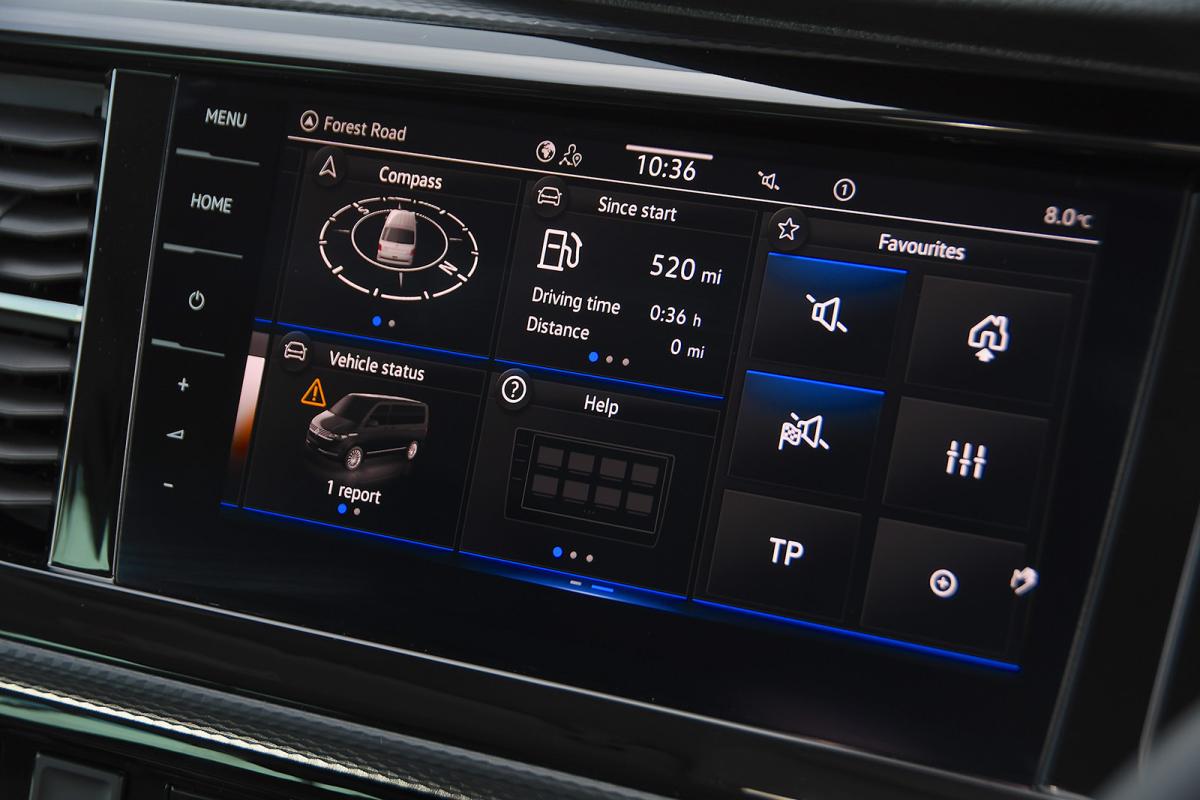 Volkswagen Caravelle 2020 RHD infotainment