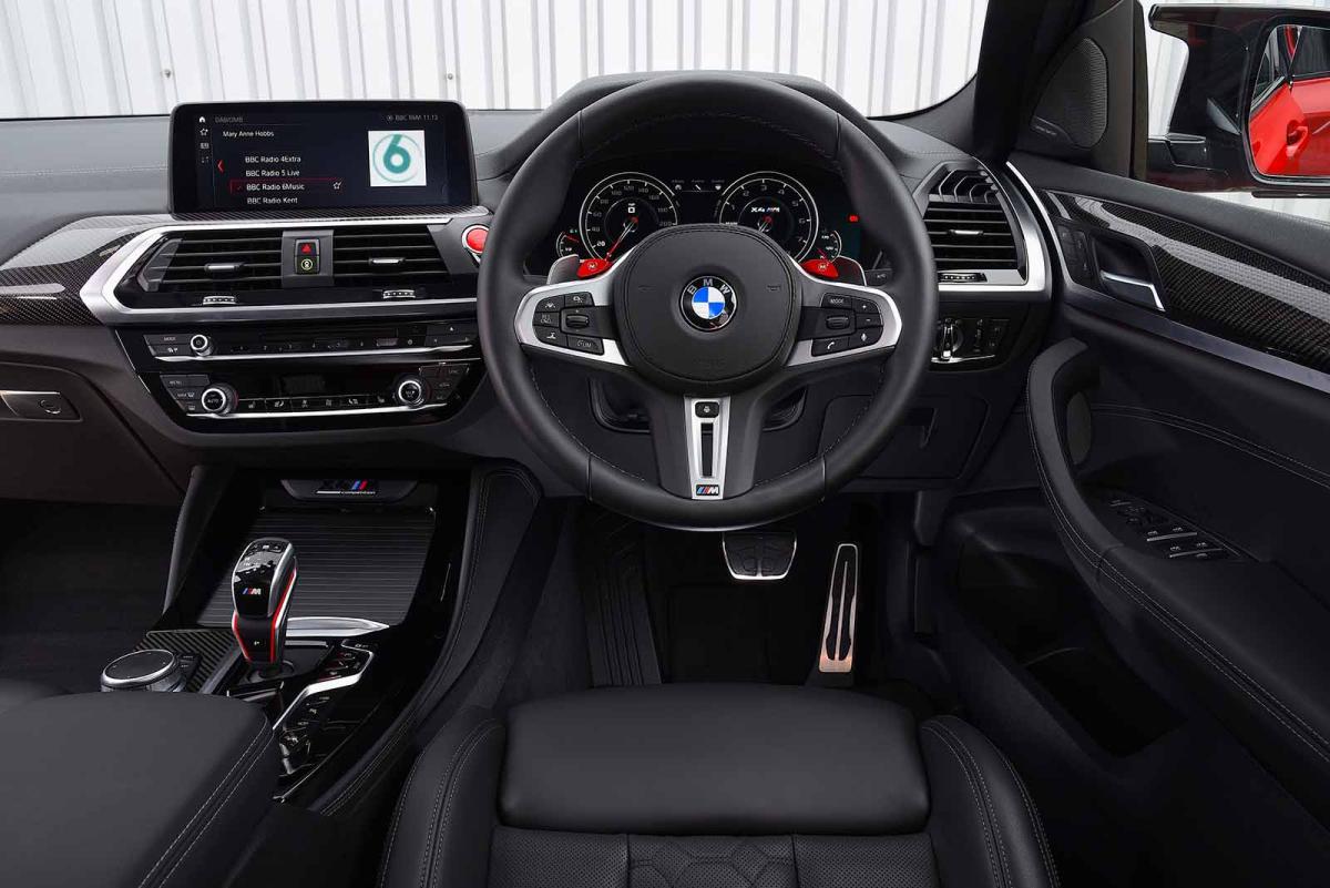 BMW X4 M Competition 2019 RHD dashboard