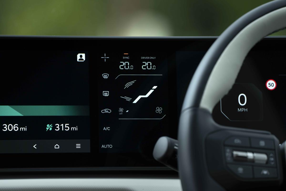 Kia EV4 hatchback interior details