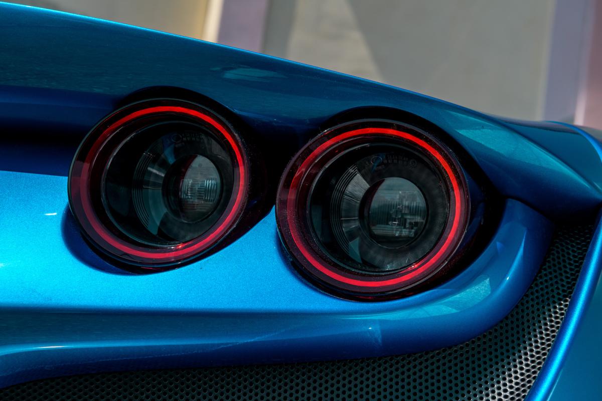 Ferrari F8 Tributo 2021 rear lights detail