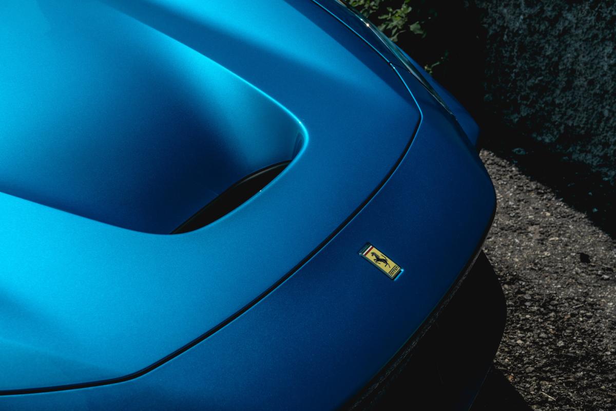 Ferrari F8 Tributo 2021 nose detail