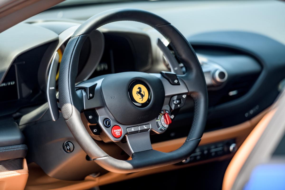 Ferrari F8 Tributo 2021 interior dashboard