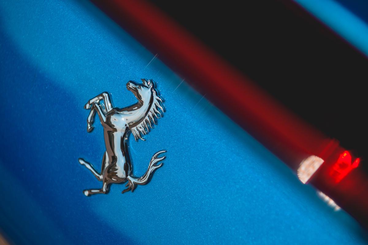 Ferrari F8 Tributo 2021 badge detail