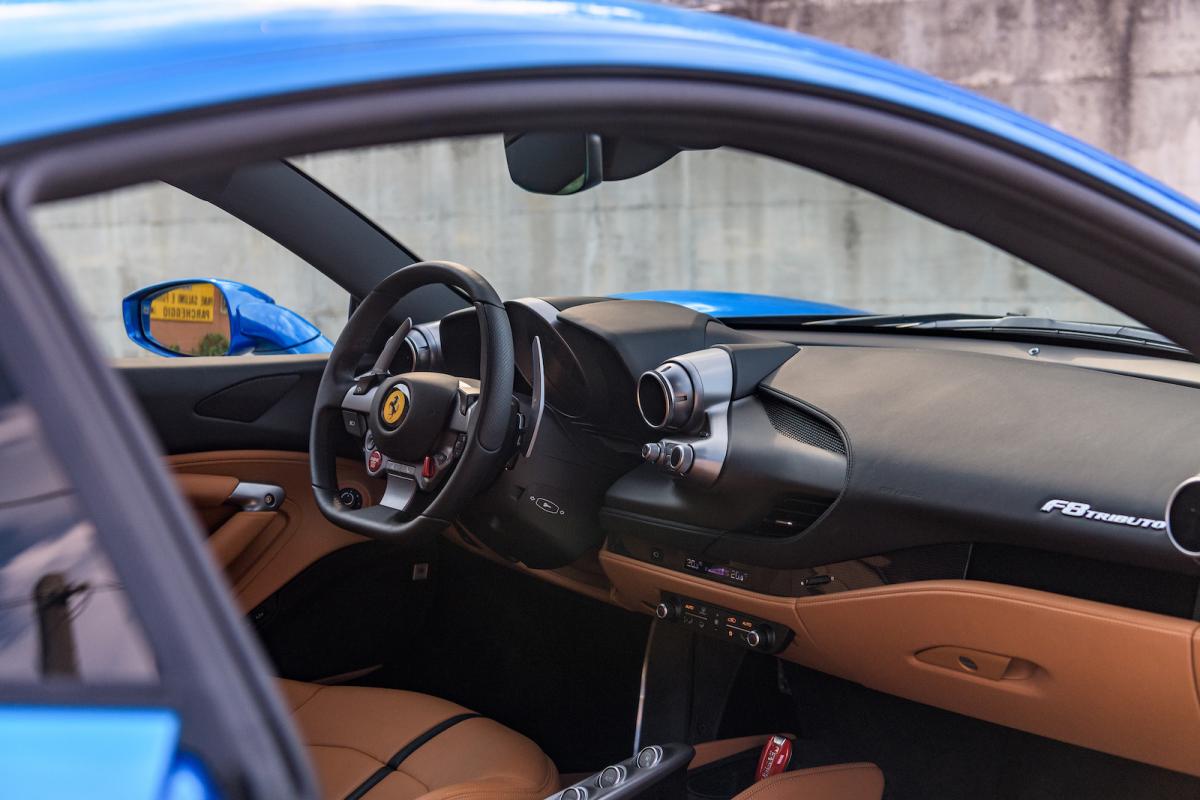 Ferrari F8 Tributo 2021 interior seats
