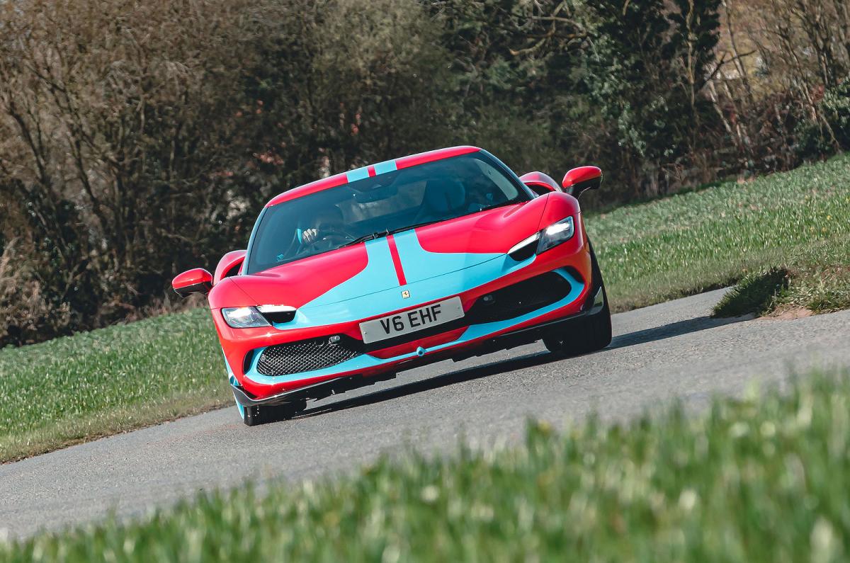 Ferrari 296 GTB front cornering