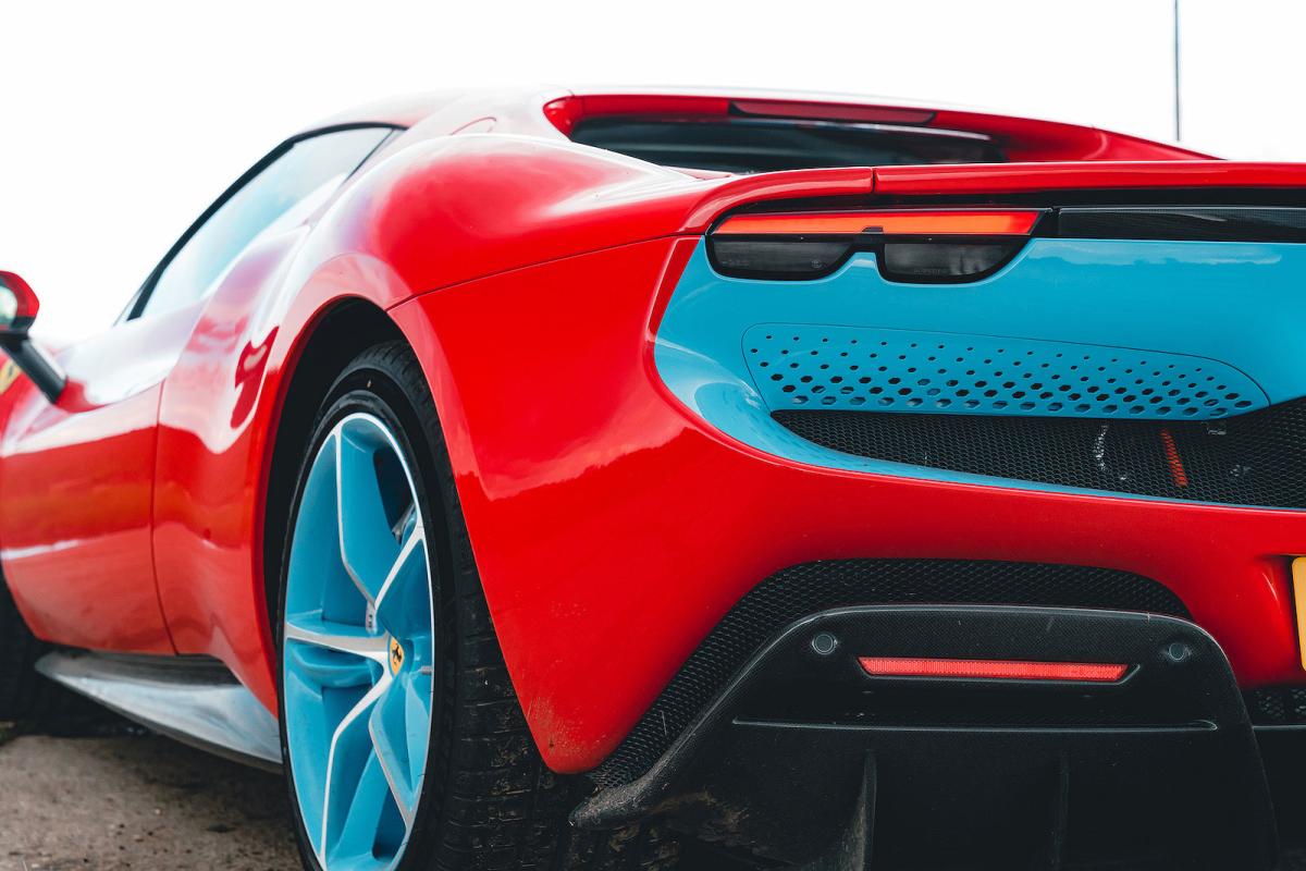 Ferrari 296 GTB rear detail