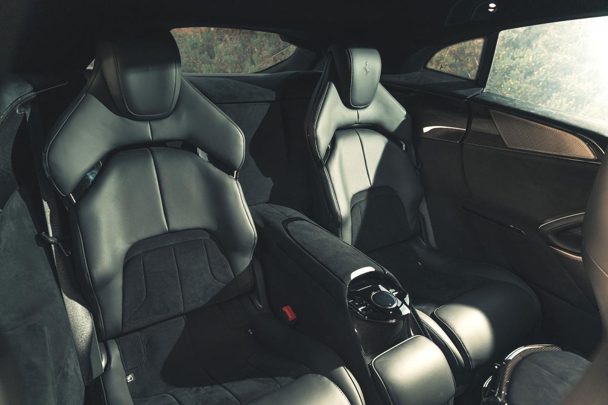 Ferrari Purosangue back seats