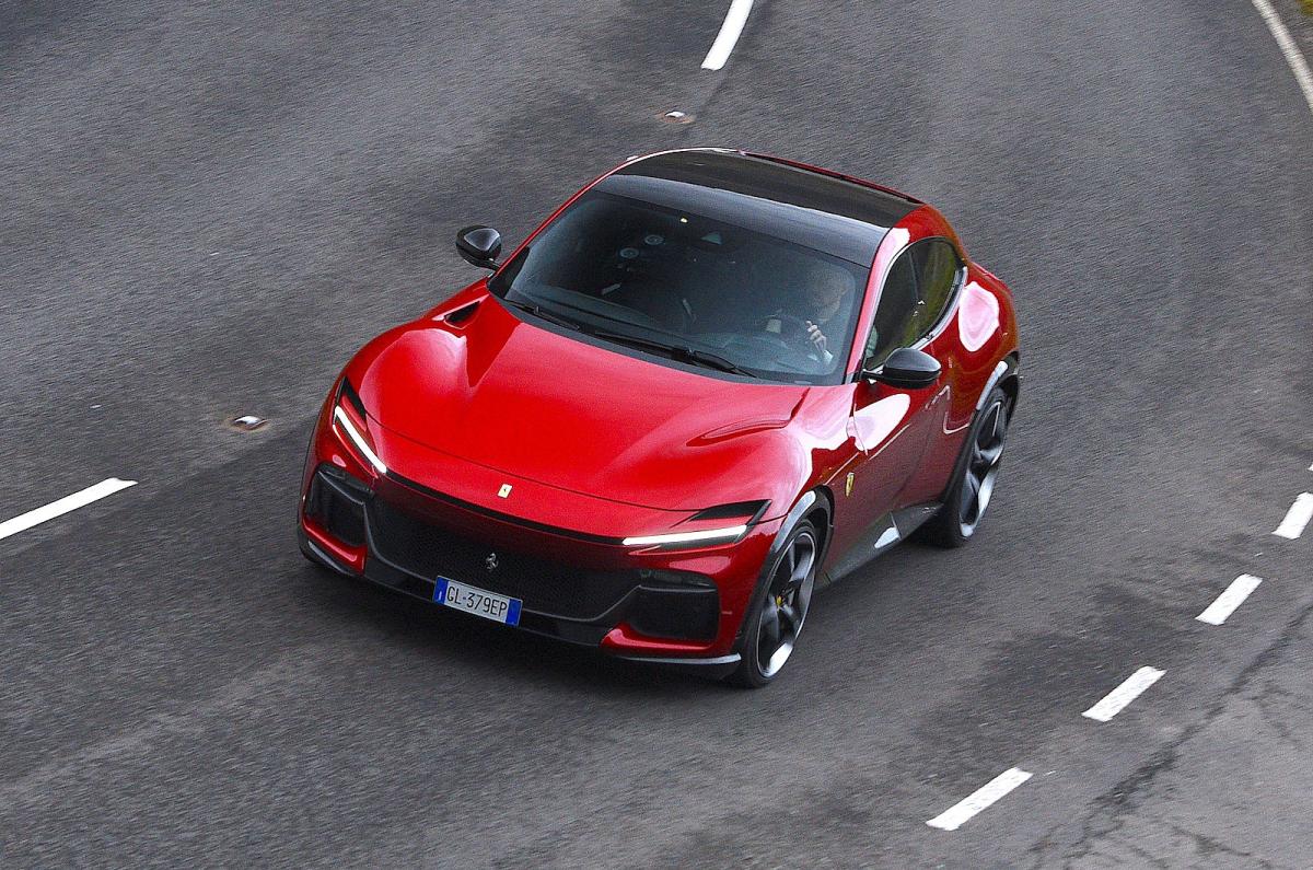 Ferrari Purosangue front cornering