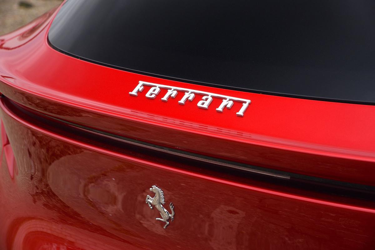 Ferrari Purosangue rear badge