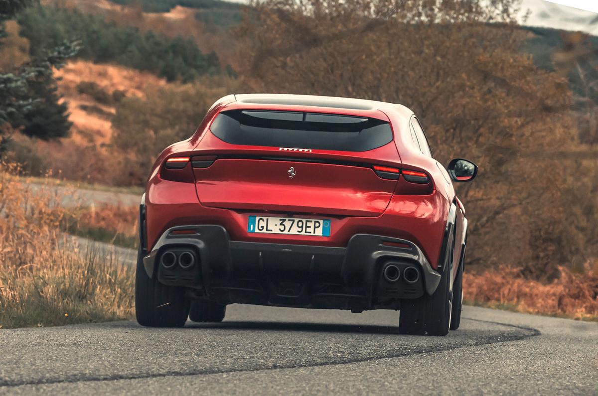 Ferrari Purosangue rear cornering