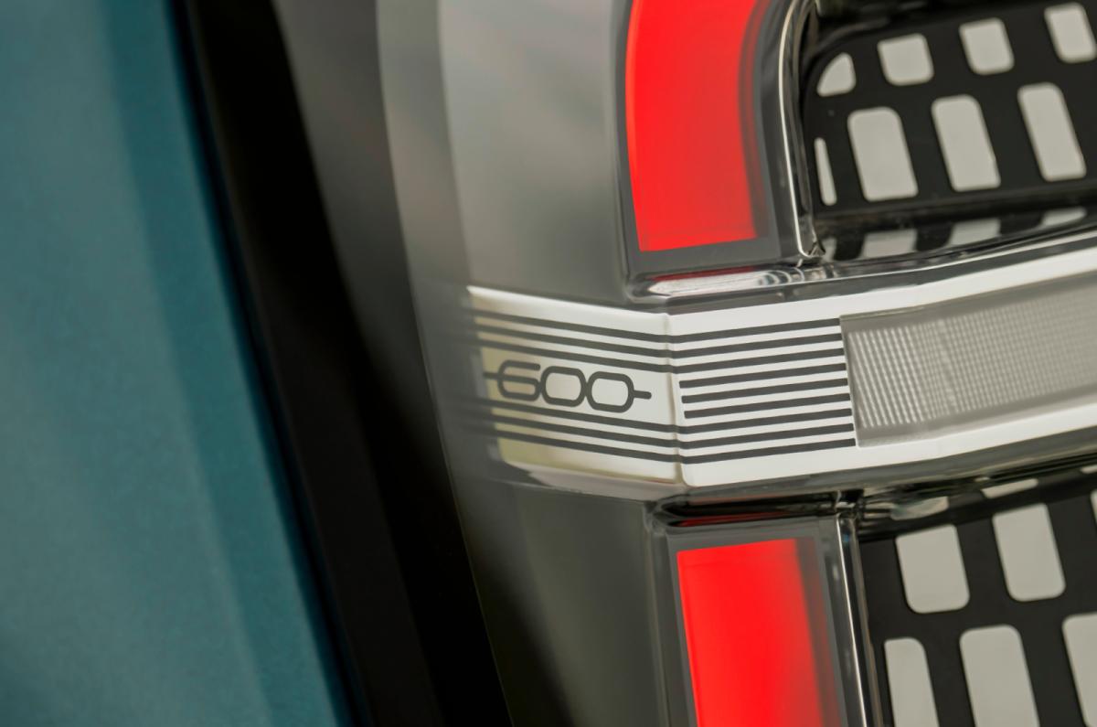 Fiat 600e rear light detail