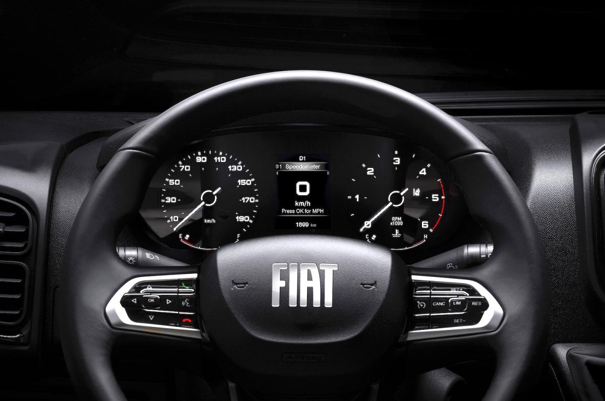 Fiat Ducato driver display