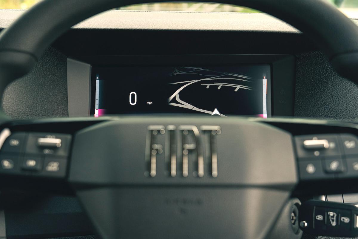 Fiat E-Scudo driver display