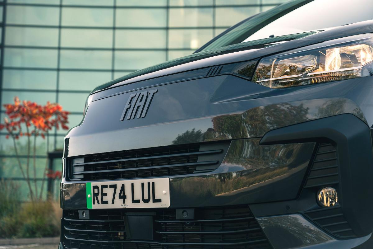 Fiat E-Scudo front detail