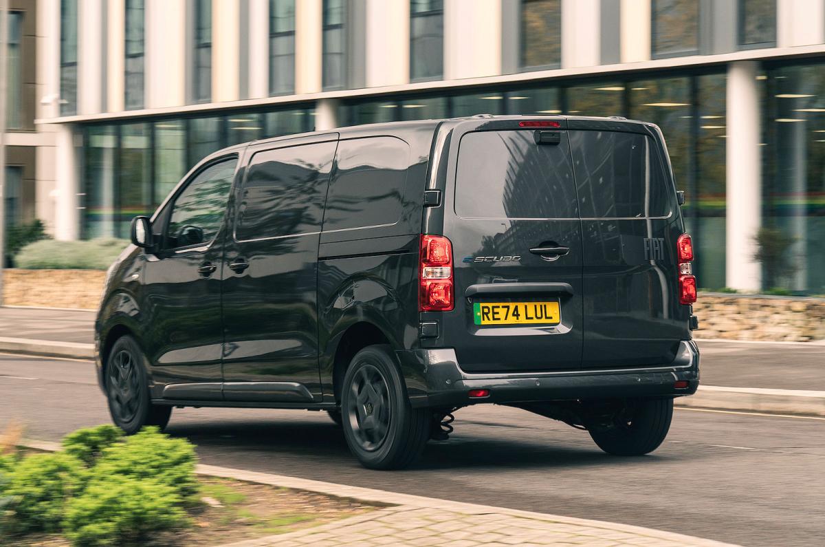 Fiat E-Scudo rear left driving