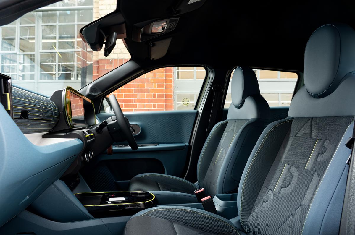 Fiat Grande Panda Electric front seats