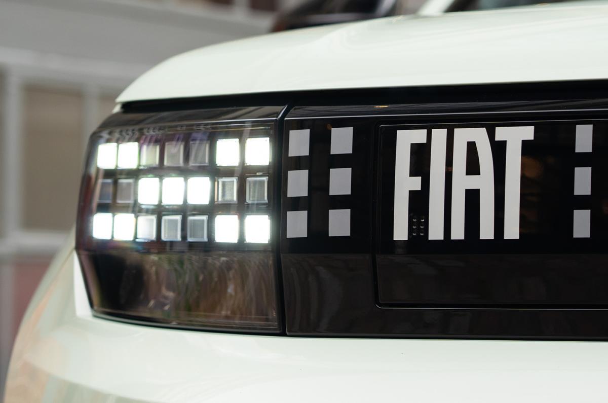 Fiat Grande Panda Electric headlight detail