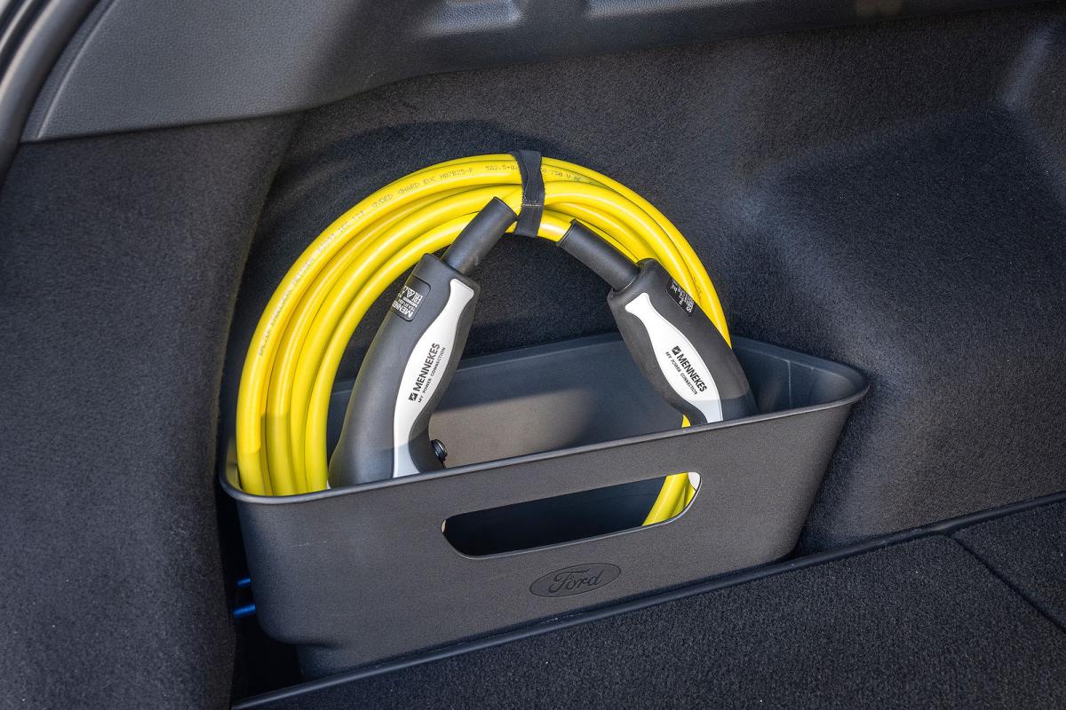 Ford Capri charging cable holder