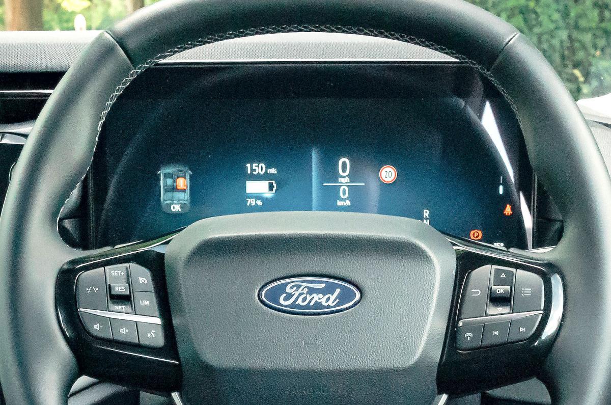 Ford Puma Gen-E driver display
