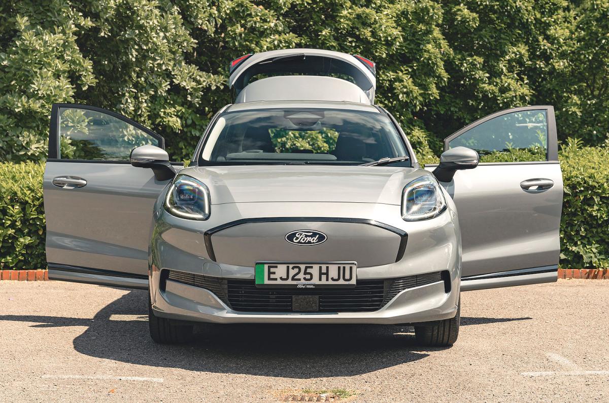 Ford Puma Gen-E front static doors open