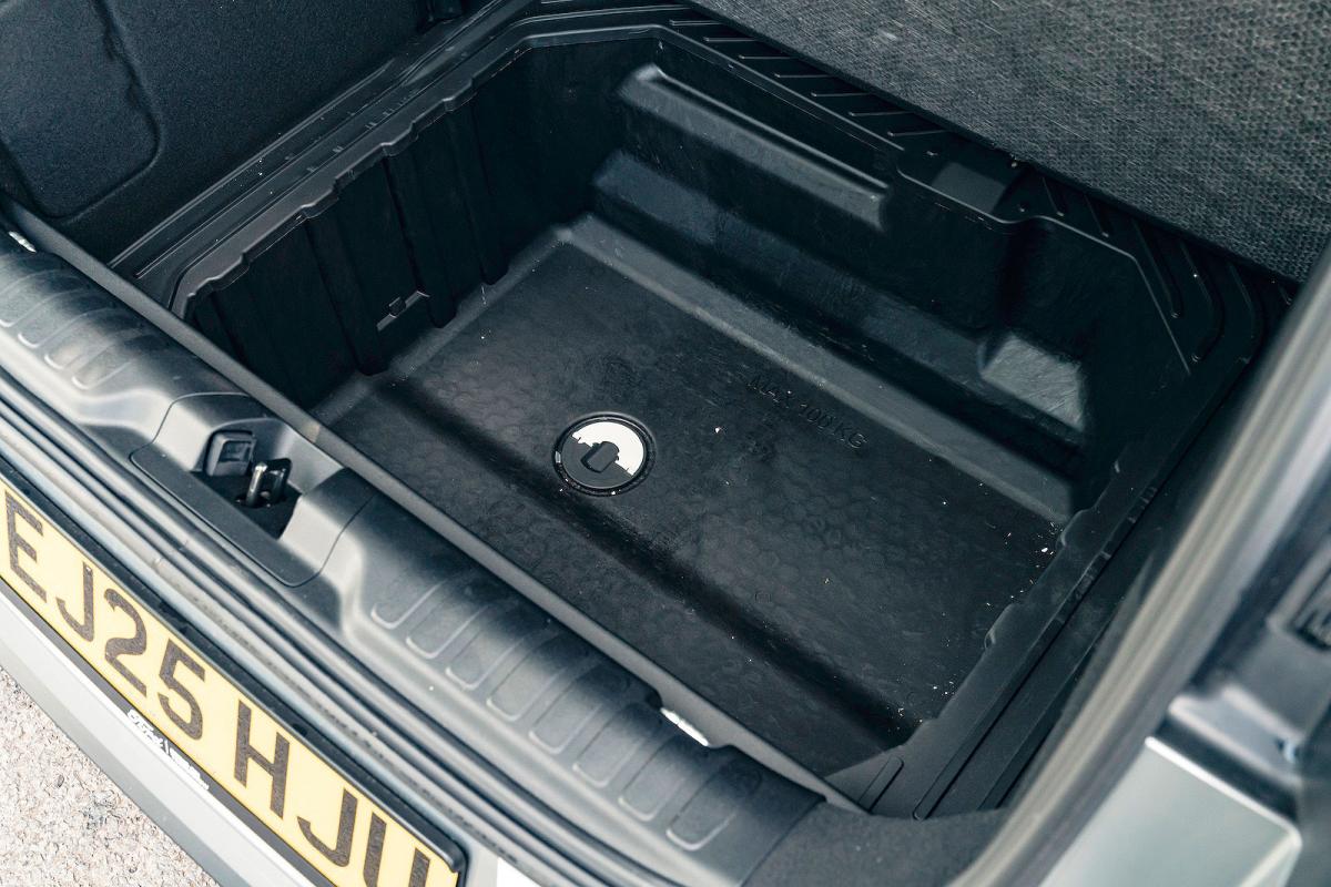 Ford Puma Gen-E underfloor boot storage