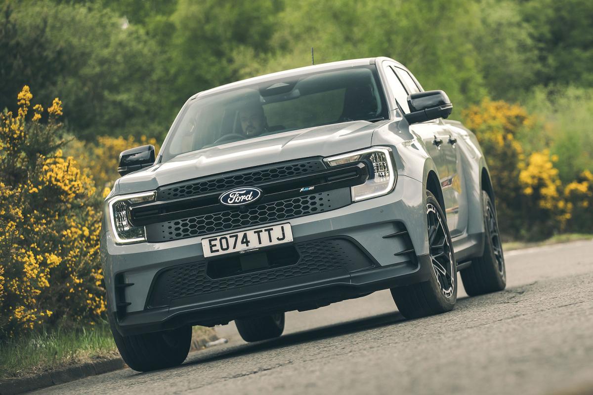 Ford Ranger front cornering