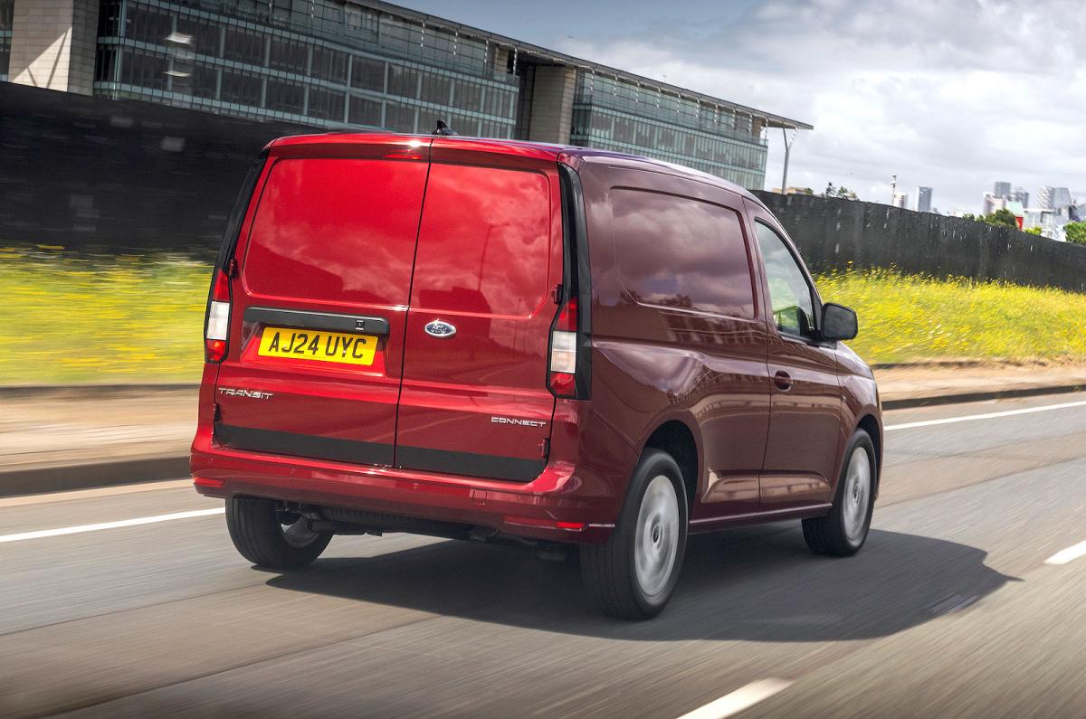 Ford Transit Connect SWB rear right driving