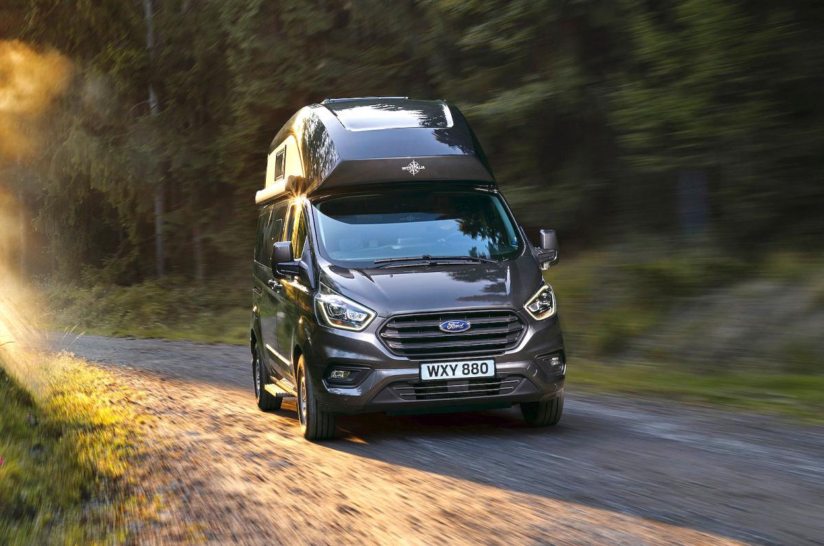 Ford Transit Custom Nugget front cornering