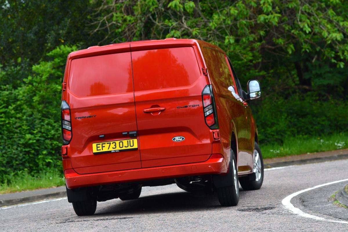 Ford Transit Custom rear cornering
