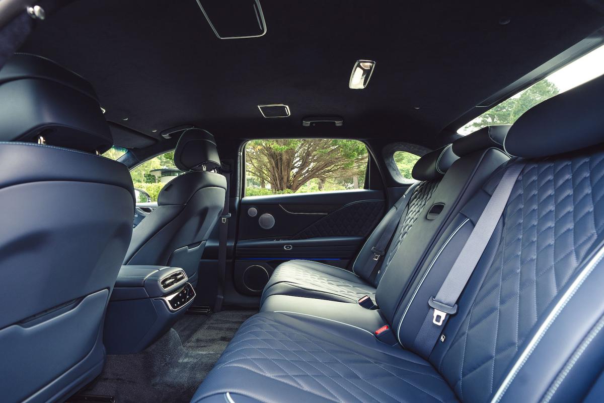 Genesis Electrified G80 back seats
