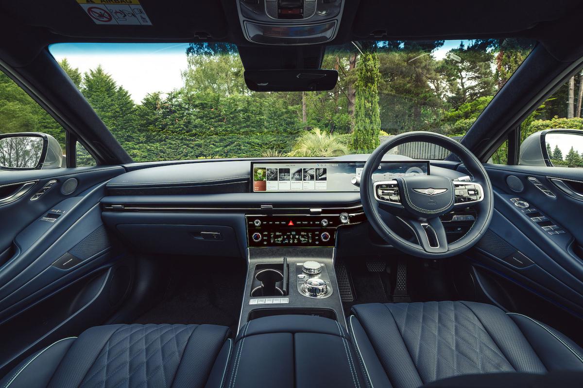 Genesis Electrified G80 dashboard