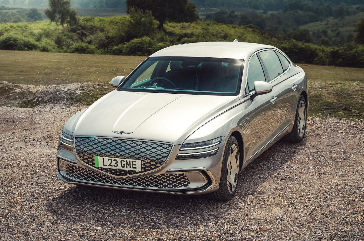 Genesis Electrified G80 front left static