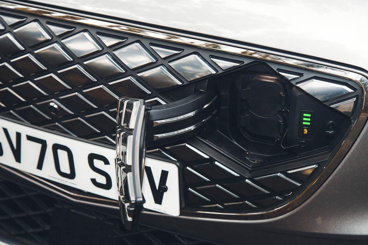 Genesis Electrified GV70 charging socket