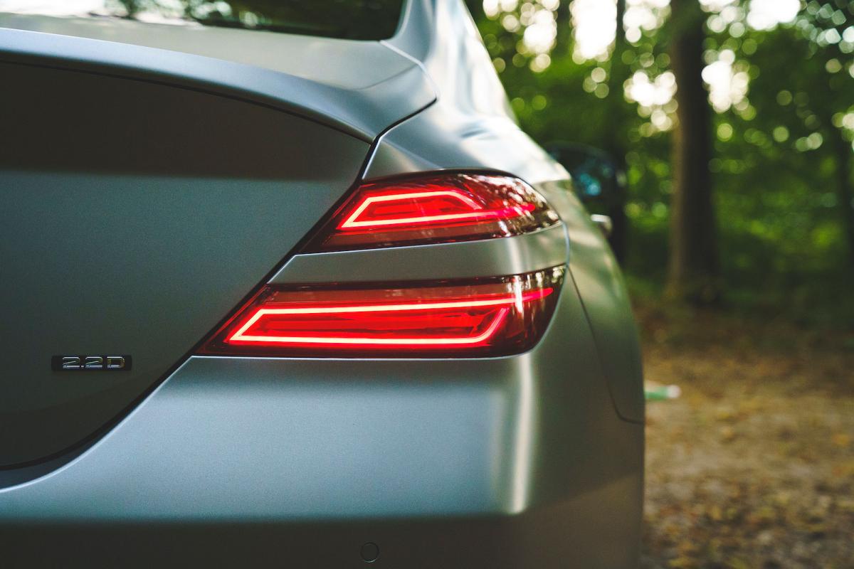 Genesis G70 rear lights detail