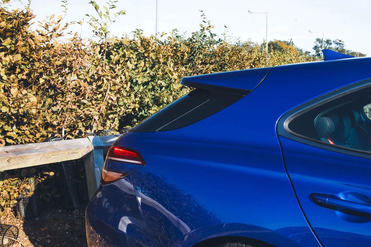Genesis G70 Shooting Brake rear detail