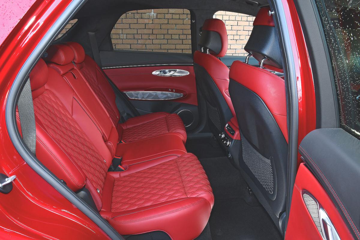 Genesis GV70 interior back seats