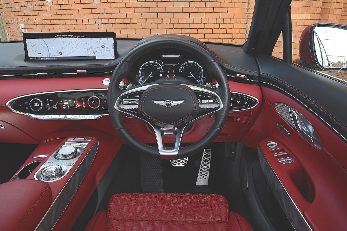 Genesis GV70 interior dashboard