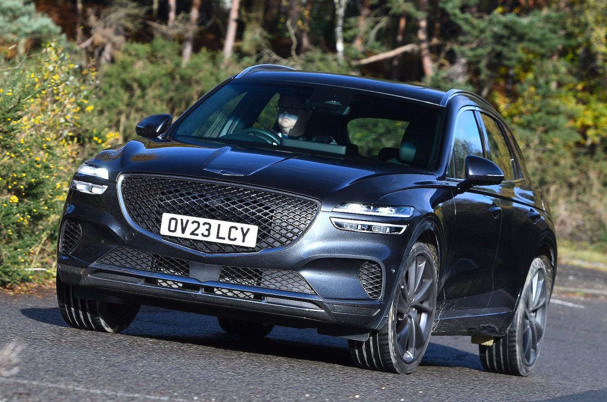 Genesis GV70 front cornering