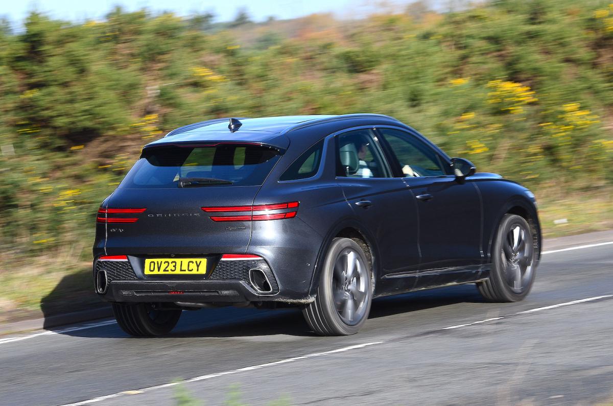 Genesis GV70 rear right driving