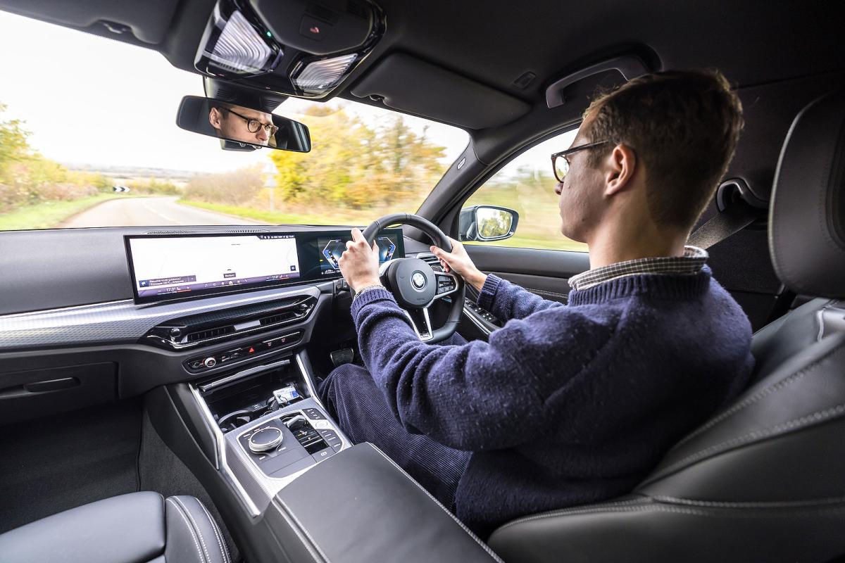 George Hill test driving BMW 3 Series