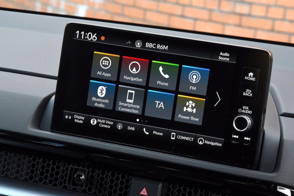 Honda CR-V infotainment touchscreen