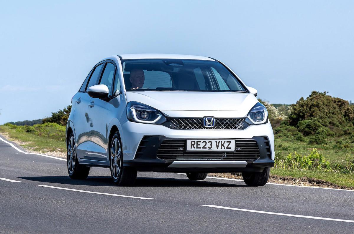 Honda Jazz front cornering