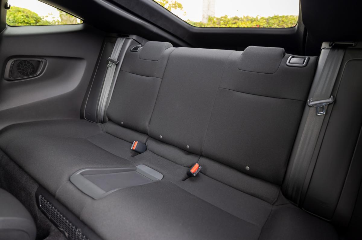 Honda Prelude rear seats