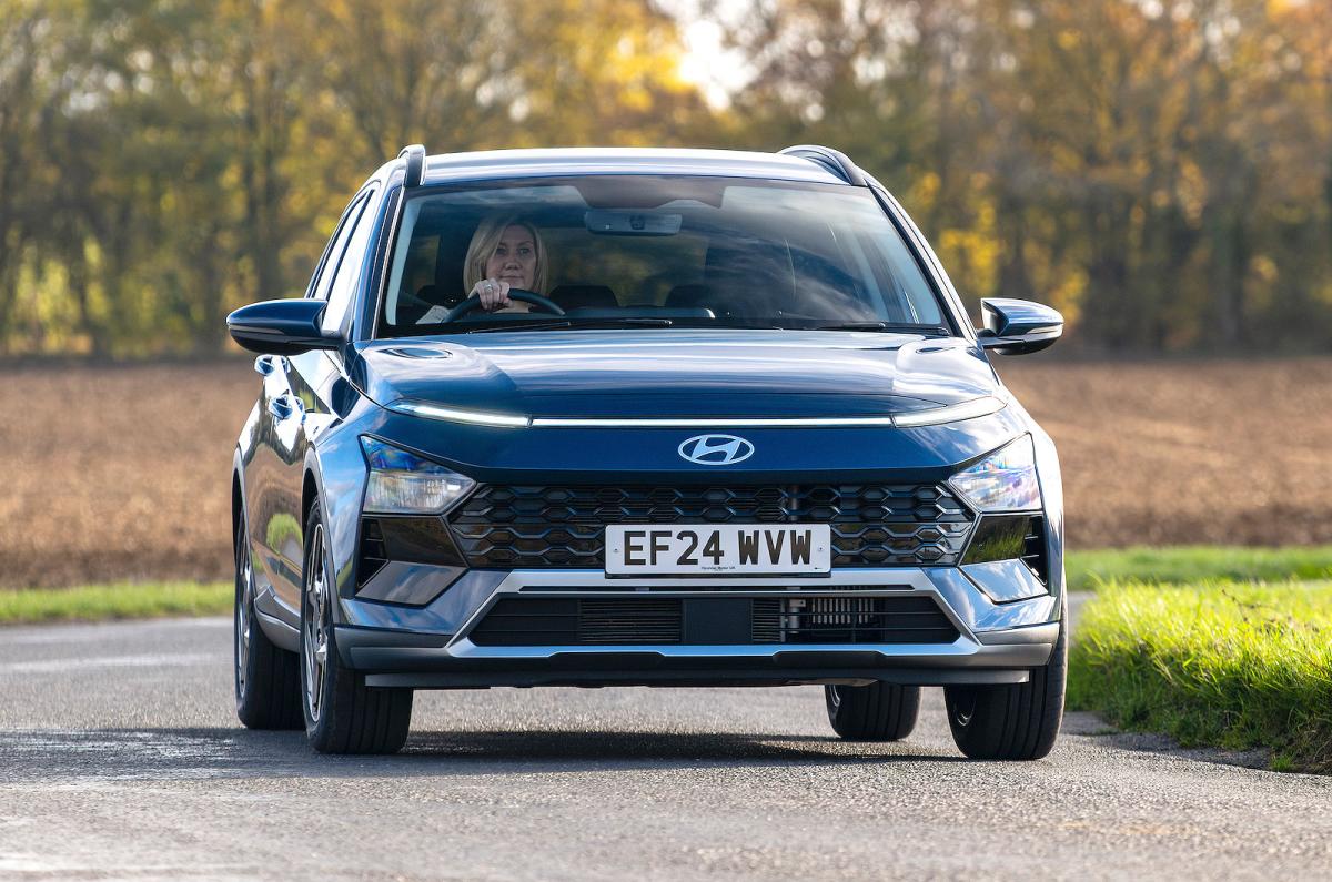 Hyundai Bayon front cornering
