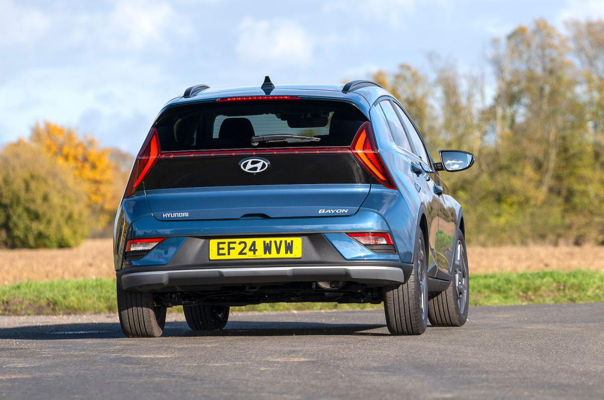 Hyundai Bayon rear cornering